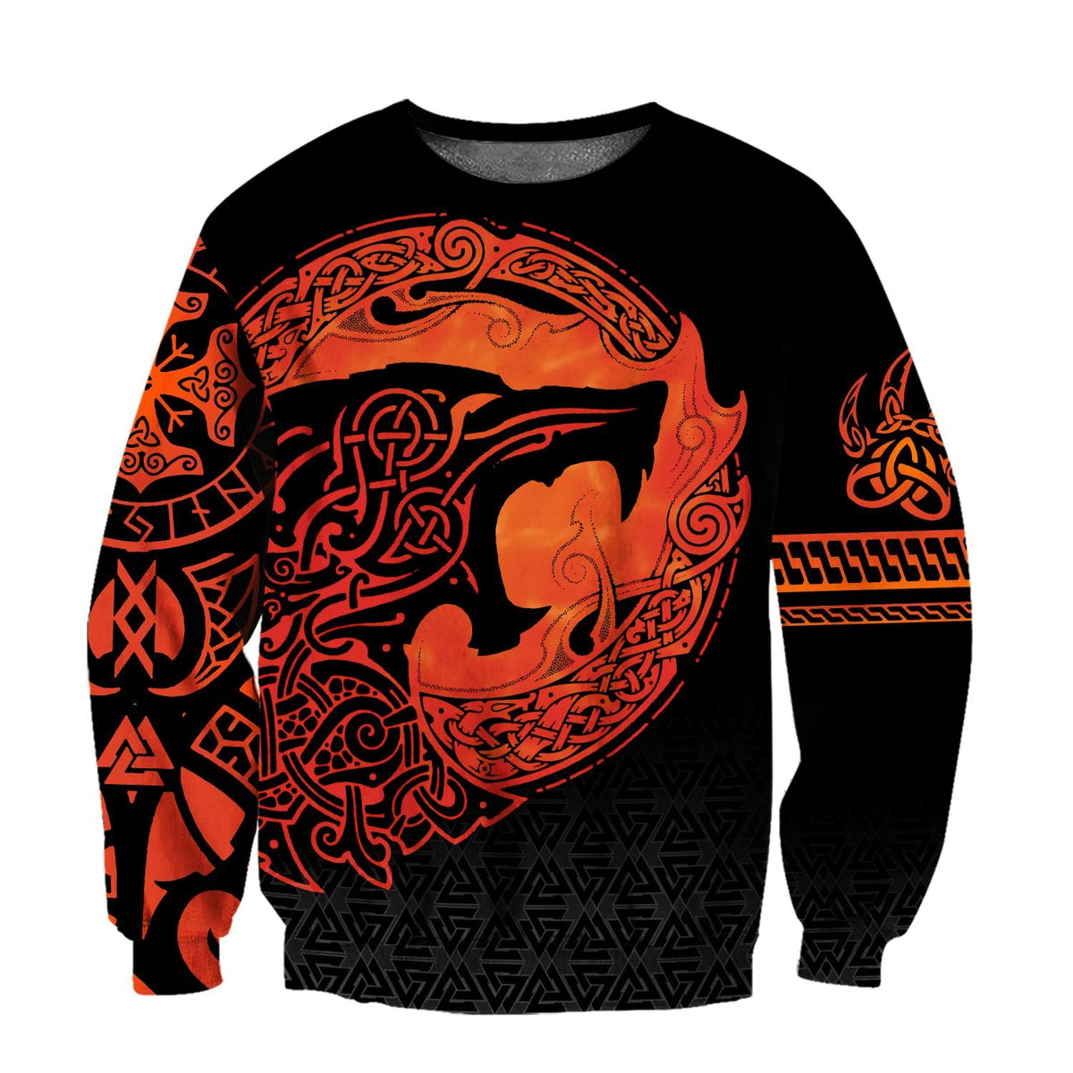 viking-sweater-fenrir-viking-3d-tattoo
