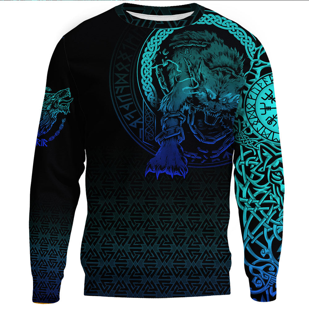Viking Clothing Viking Fenrir Norse 3D Special Sweatshirts RLT12 - Wonder Print Shop