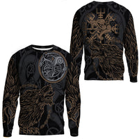 Viking Clothing Viking Fenrir Norse Wolf Sweatshirts RLT12 - Wonder Print Shop