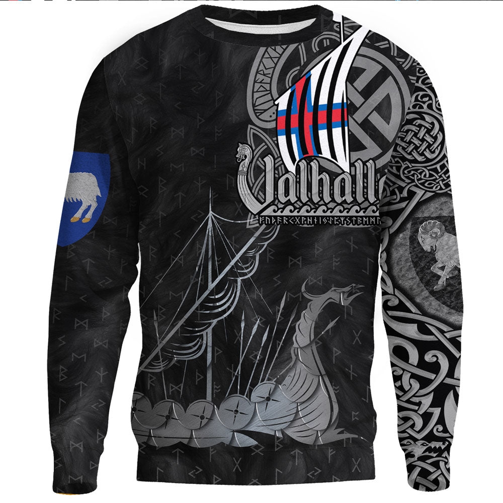 Viking Faroe Islands Drakkar Sweatshirts RLT12 - Wonder Print Shop