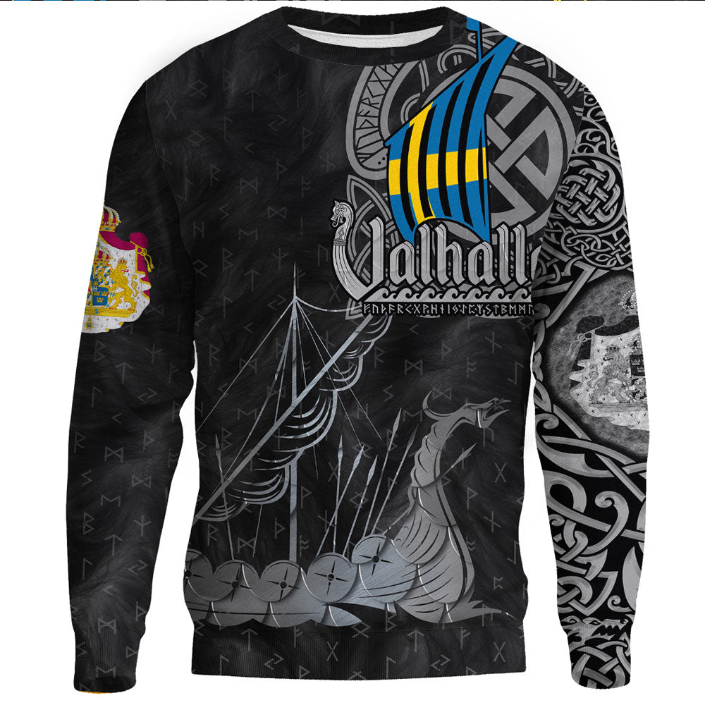 Viking Clothing Viking Sweden Drakkar Sweatshirts RLT12 - Wonder Print Shop