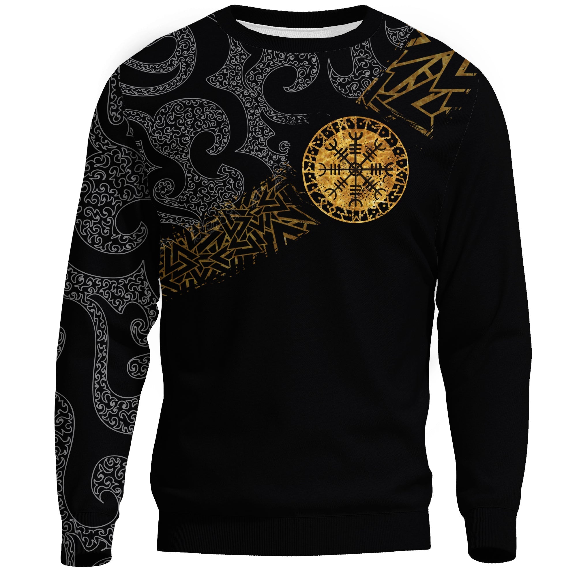 Viking Sweatshirts - Viking Wolfs - Skoll and Hati RLT12 - Wonder Print Shop