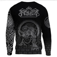 Viking Clothing Viking Fenrir Norse 3D Tattoo Sweatshirts RLT12 - Wonder Print Shop
