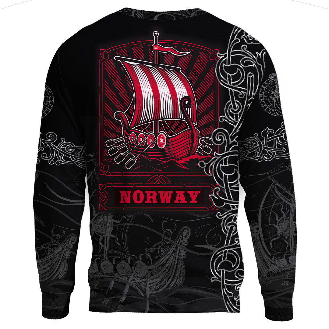 Viking Clothing Viking Drakkar Norway Warship Sweatshirts RLT12 - Wonder Print Shop