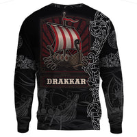 Viking Clothing Viking Drakkar Warship Sweatshirts RLT12 - Wonder Print Shop