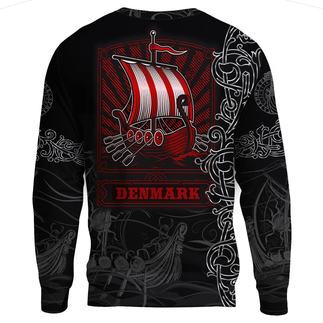 Viking Clothing Viking Drakkar Denmark Warship Sweatshirts RLT12 - Wonder Print Shop