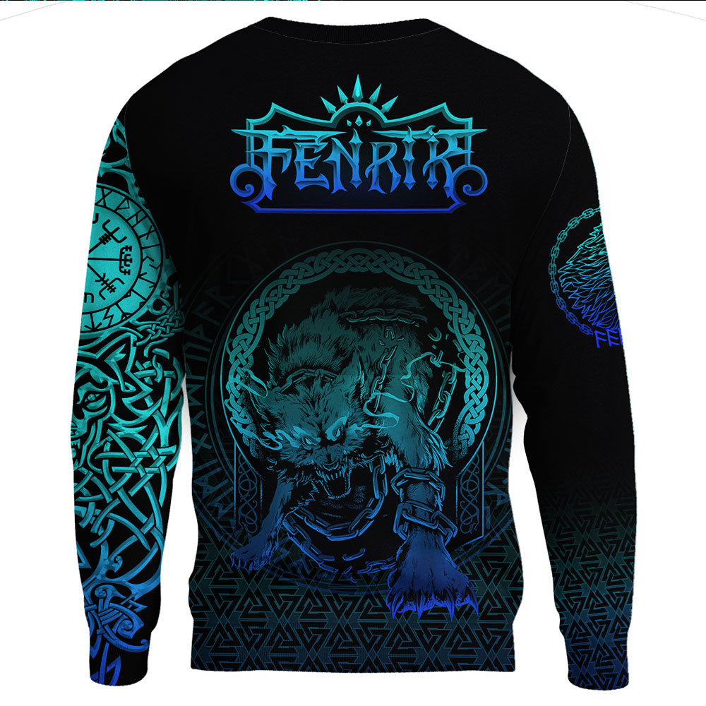 Viking Clothing Viking Fenrir Norse 3D Special Sweatshirts RLT12 - Wonder Print Shop
