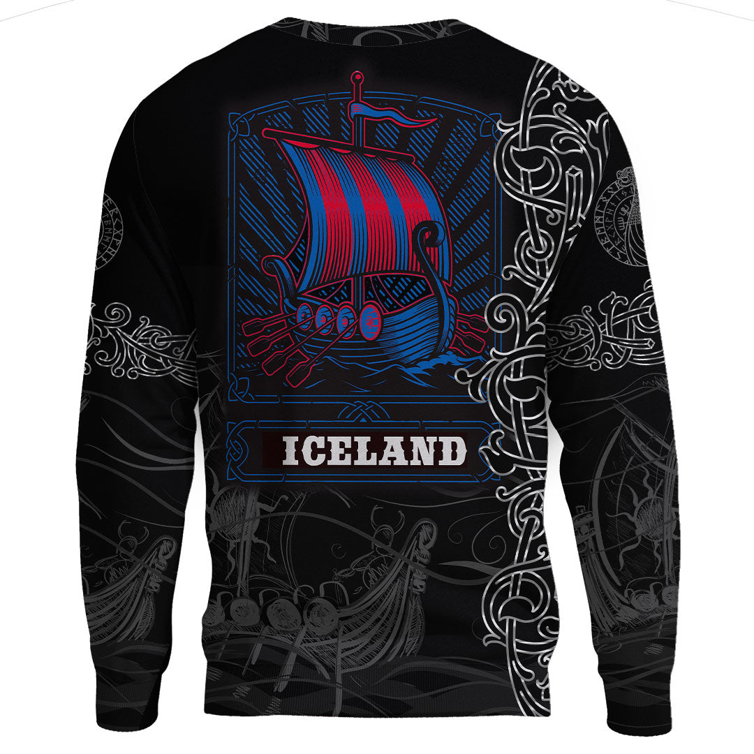 Viking Clothing Viking Drakkar Iceland Warship Sweatshirts RLT12 - Wonder Print Shop