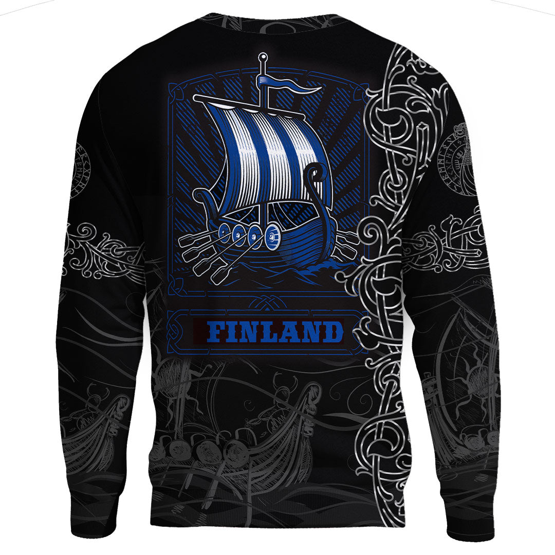 Viking Clothing Viking Drakkar Finland Warship Sweatshirts RLT12 - Wonder Print Shop