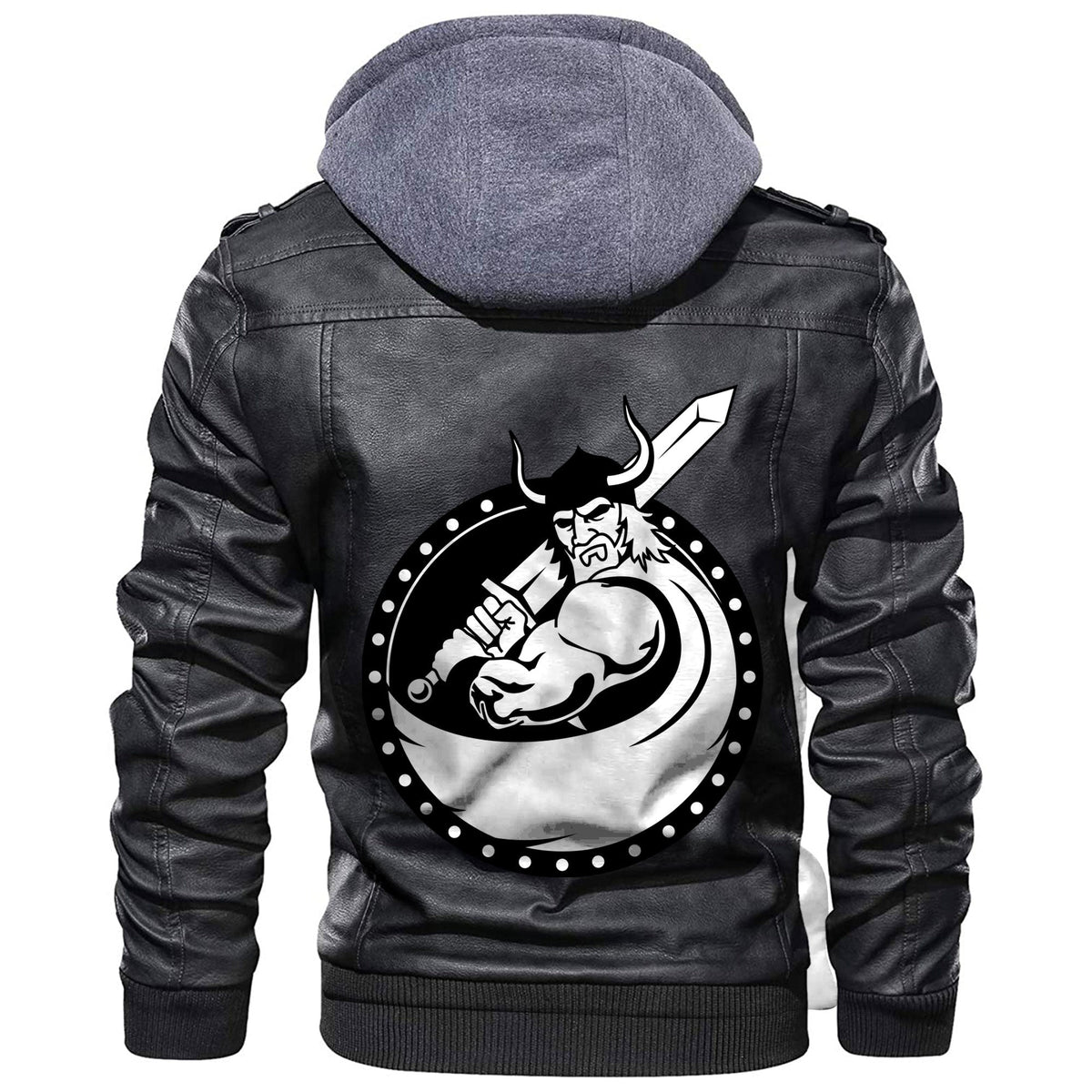 Viking Symbol Or Mascot Leather Jacket RLT12 - Wonder Print Shop
