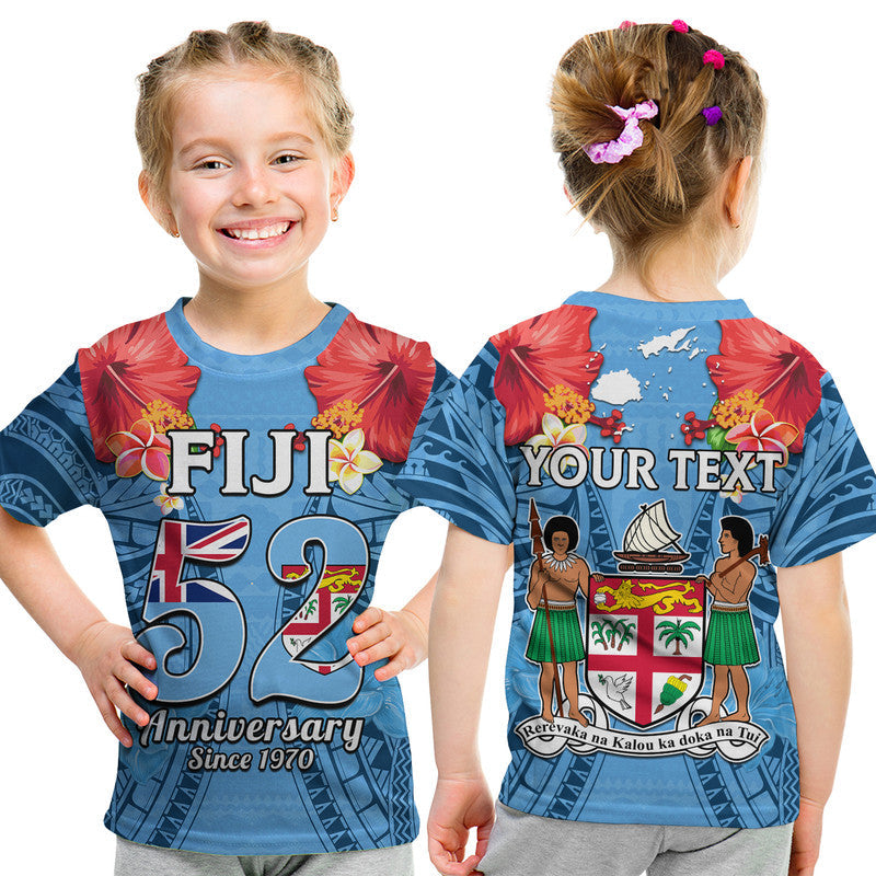 Custom Fiji 1970 T Shirt Happy 52 Years Independence Anniversary - Wonder Print Shop