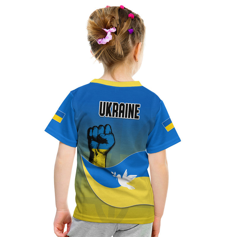Ukraine T Shirt National Flag Style - Wonder Print Shop