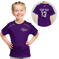 Custom Maori 2021 T Shirt KID Purple Aotearoa Tattoo Custom Text and Number LT13 - Wonder Print Shop