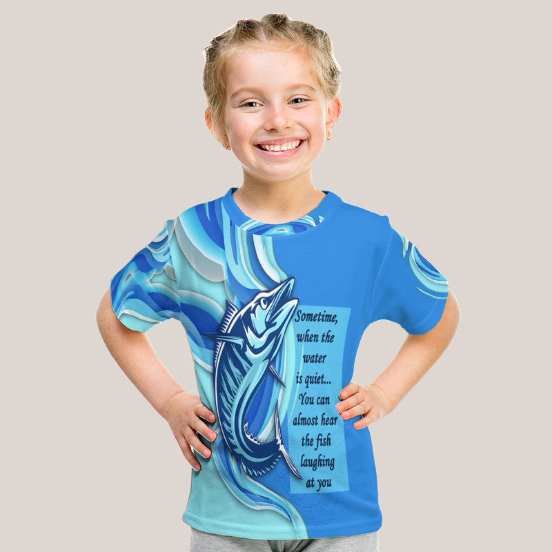 Fathers Day Fishing Quotes T Shirt Ocean Wave Style - Wonder Print Shop