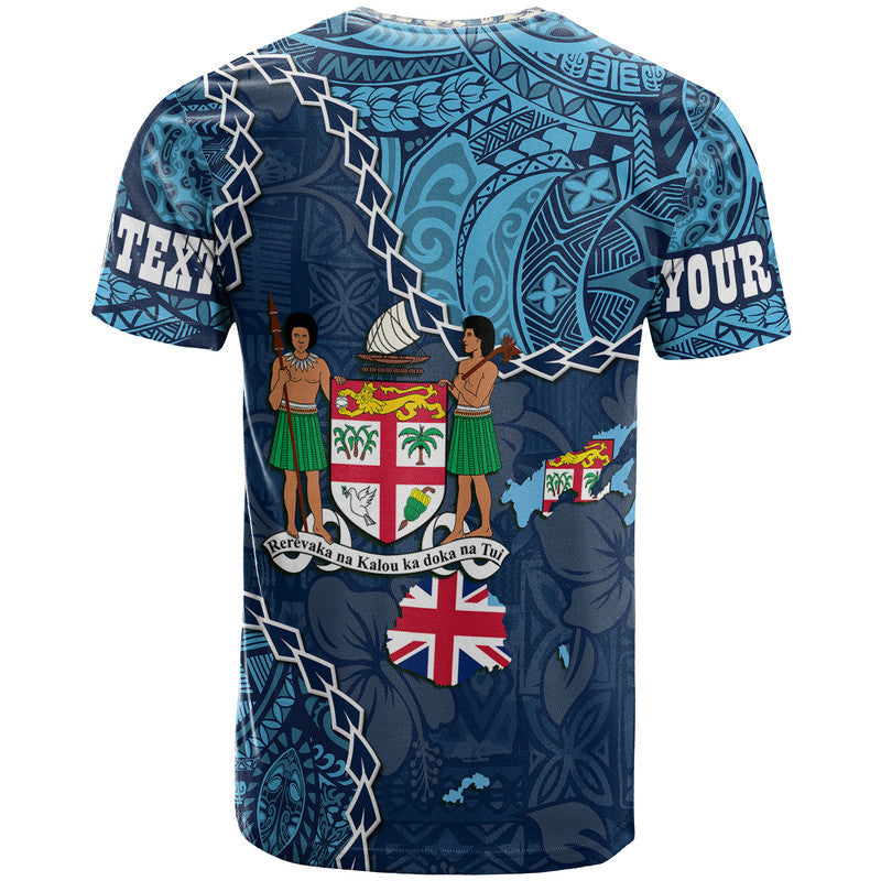 Custom Fiji 52nd Anniversary T Shirt Siga Ni Bula Galala Marautaki O Viti - Wonder Print Shop