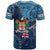 Custom Fiji 52nd Anniversary T Shirt Siga Ni Bula Galala Marautaki O Viti - Wonder Print Shop