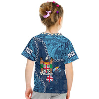 Custom Fiji 52nd Anniversary T Shirt Siga Ni Bula Galala Marautaki O Viti - Wonder Print Shop