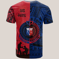 Samoa Independence Day T Shirt Military Polynesian Pattern - Wonder Print Shop