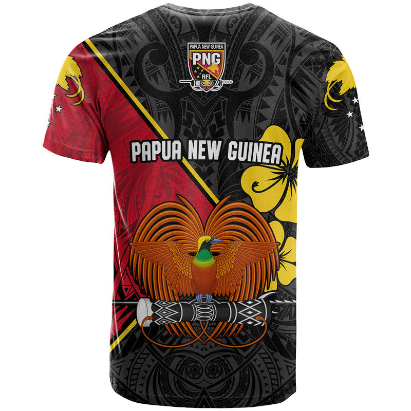 The Kumuls PNG T Shirt Papua New Guinea Polynesian Dynamic Style Black - Wonder Print Shop