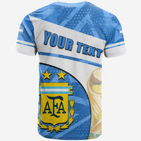 Custom Argentina Football T Shirt Basic Style LT6 - Wonder Print Shop