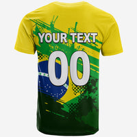 Custom Brazil World Cup Soccer T Shirt LT6 - Wonder Print Shop