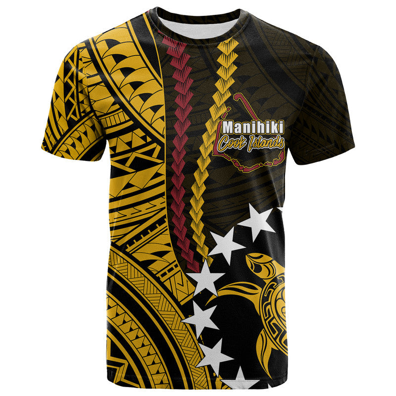 Cook Islands Manihiki Polynesian T Shirt LT6 - Wonder Print Shop