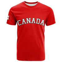 Custom Baseball 2023 Canada T Shirt Red Style LT6 - Wonder Print Shop