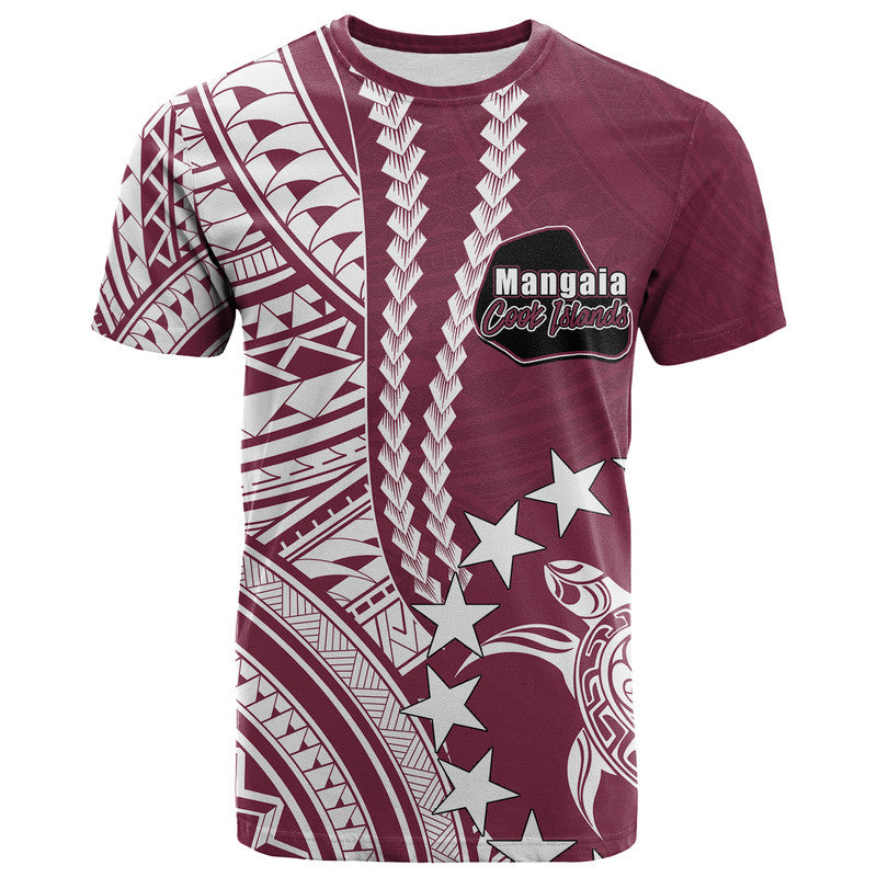 Cook Islands Mangaia Polynesian T Shirt LT6 - Wonder Print Shop