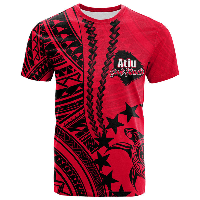 Cook Islands Atiu Polynesian T Shirt LT6 - Wonder Print Shop