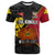 Custom The Kumuls PNG T Shirt Papua New Guinea Polynesian Dynamic Style Black - Wonder Print Shop