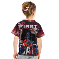 Fathers Day New Zealand Firefighter Dad T Shirt Maori Pattern Style - Wonder Print Shop