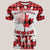 Custom Fathers Day Canada Hockey T Shirt Maple Leaf Tartan - Wonder Print Shop