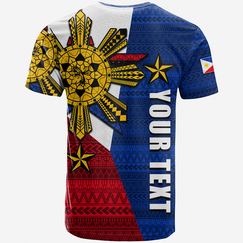 Custom Filipino T Shirt Tribal Flag Style LT6 - Wonder Print Shop