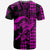 Custom Hawaii Polynesian Warrior Kakau T Shirt Purple LT6 - Wonder Print Shop