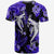 Hawaii Summer Colorful Shark T Shirt Dark Blue LT6 - Wonder Print Shop