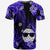 Hawaii Summer Colorful Pineapple T Shirt Dark Blue LT6 - Wonder Print Shop