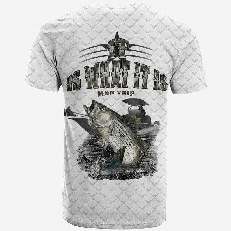 Custom Fishing Man Trip T Shirt White Style LT6 - Wonder Print Shop