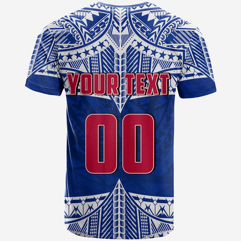 Custom And Number Toa Samoa Rugby T Shirt Siva Tau LT6 - Wonder Print Shop