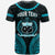 Custom Samoa Ula Nifo Tribal T Shirt Blue Style LT6 - Wonder Print Shop