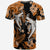 Hawaii Summer Colorful Shark T Shirt Orange LT6 - Wonder Print Shop