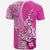 Hawaiian Shark Polynesian T Shirt Vibe Pink Style LT6 - Wonder Print Shop