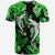 Hawaii Summer Colorful Shark T Shirt Green LT6 - Wonder Print Shop