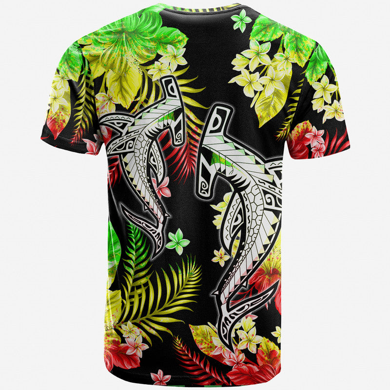 Hawaii Summer Colorful Shark T Shirt Reggage LT6 - Wonder Print Shop