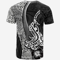 Hawaiian Shark Polynesian T Shirt Vibe Black Style LT6 - Wonder Print Shop
