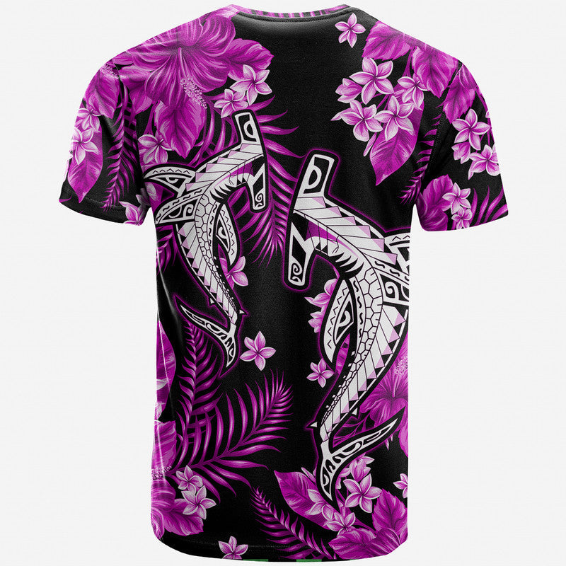 Hawaii Summer Colorful Shark T Shirt Purple LT6 - Wonder Print Shop