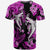 Hawaii Summer Colorful Shark T Shirt Purple LT6 - Wonder Print Shop