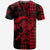 Custom Hawaii Polynesian Warrior Kakau T Shirt Red LT6 - Wonder Print Shop