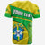 Custom Brasil World Cup 2022 T Shirt Basic Style LT6 - Wonder Print Shop