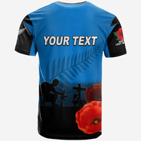Custom Anzac Day New Zealand Remembers T Shirt LT6 - Wonder Print Shop