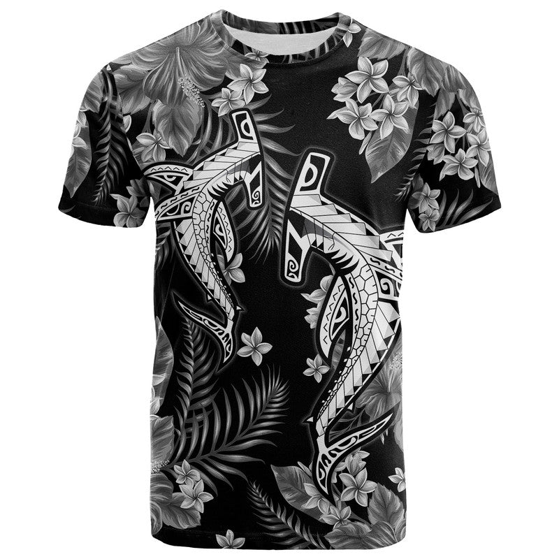 Hawaii Summer Colorful Shark T Shirt Gray LT6 - Wonder Print Shop